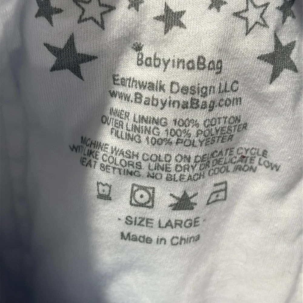 BabyinaBag Baby Toddler Sleep Sack Large